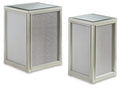 Traleena - Nesting End Tables (Set of 2) - Silver Finish