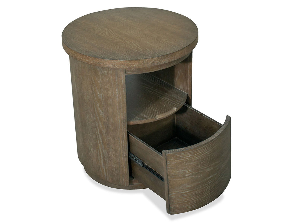 Bosley - Round End Table - Porpoise