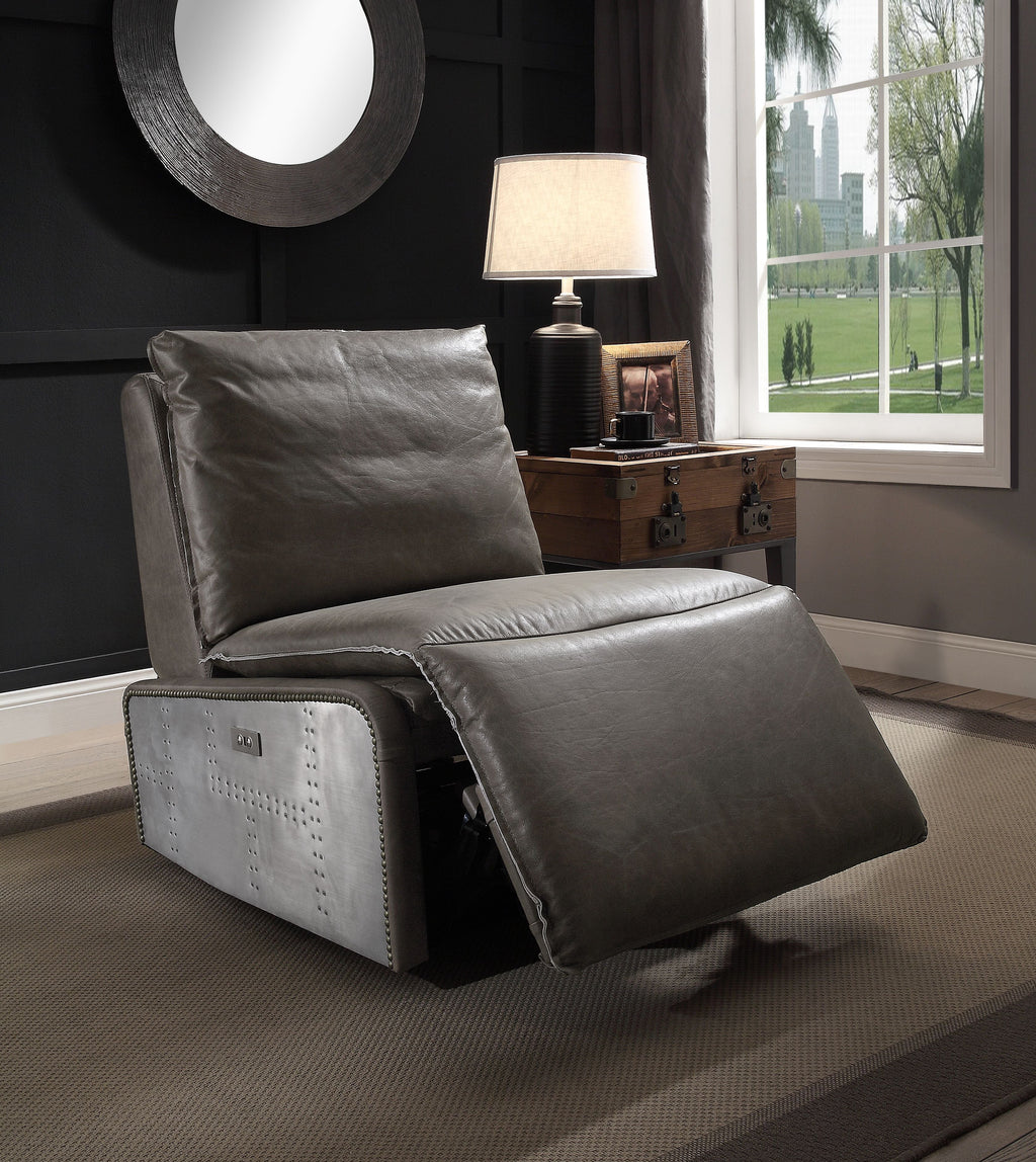 Metier - Power Motion Recliner - Gray