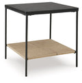 Minrich - Accent Table - Black / Natural