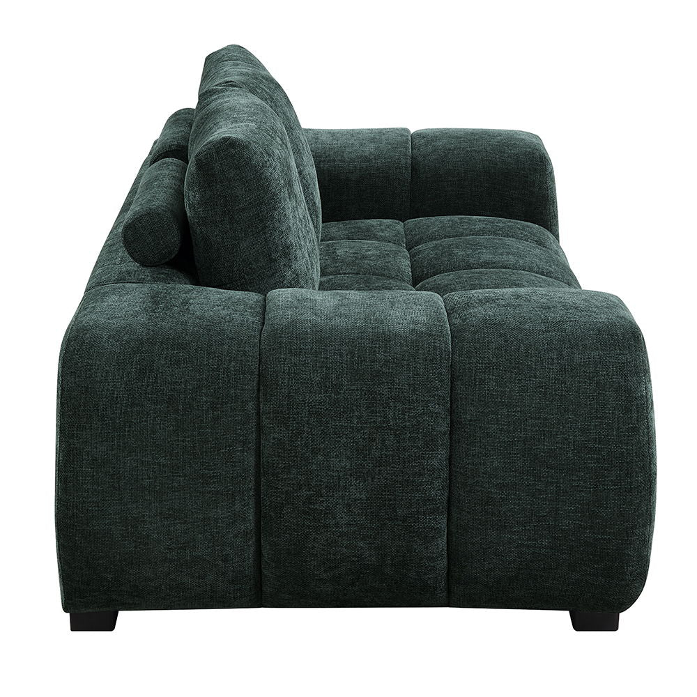 Ferrand - Loveseat - Green Linen