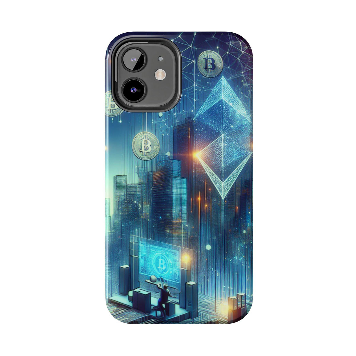 Phone Case - Cryptocurrency Enthusiasts Futuristic Design