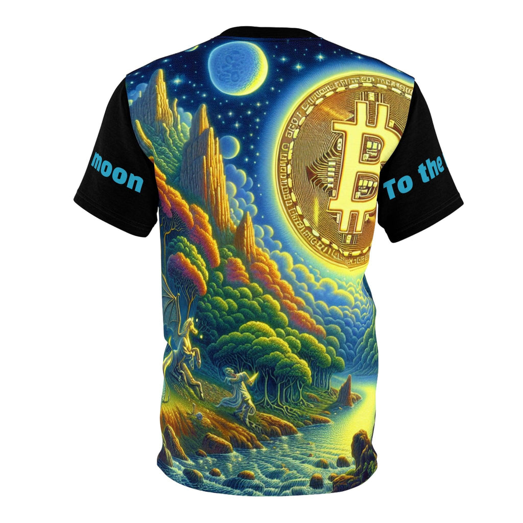Bitcoin Unisex Tee - To the Moon Design