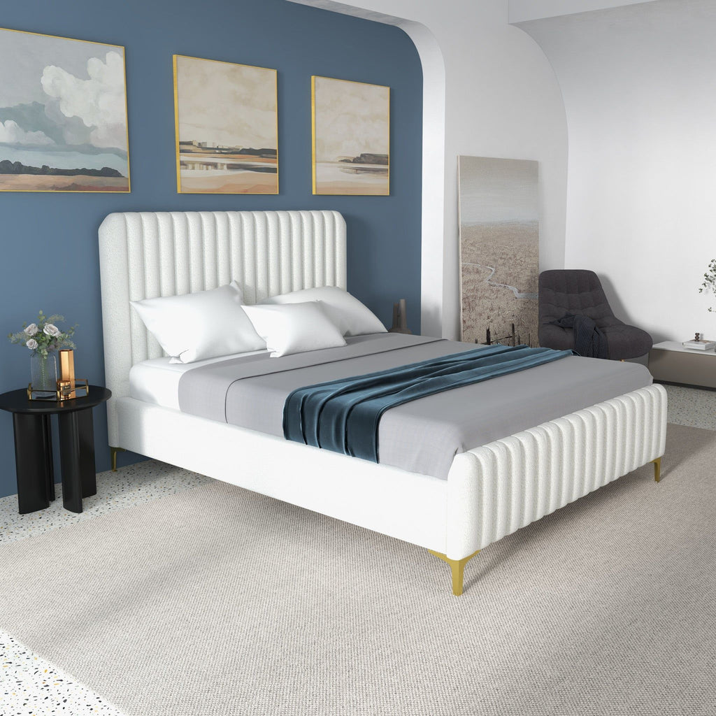 Valery - Upholstered Platform Bed