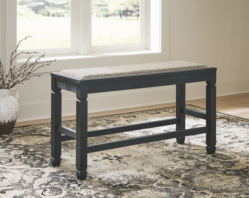 Tyler Creek - DBL Counter UPH Bench  - Antique Black