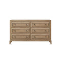 6 Drawer Dresser - Sand - Wood