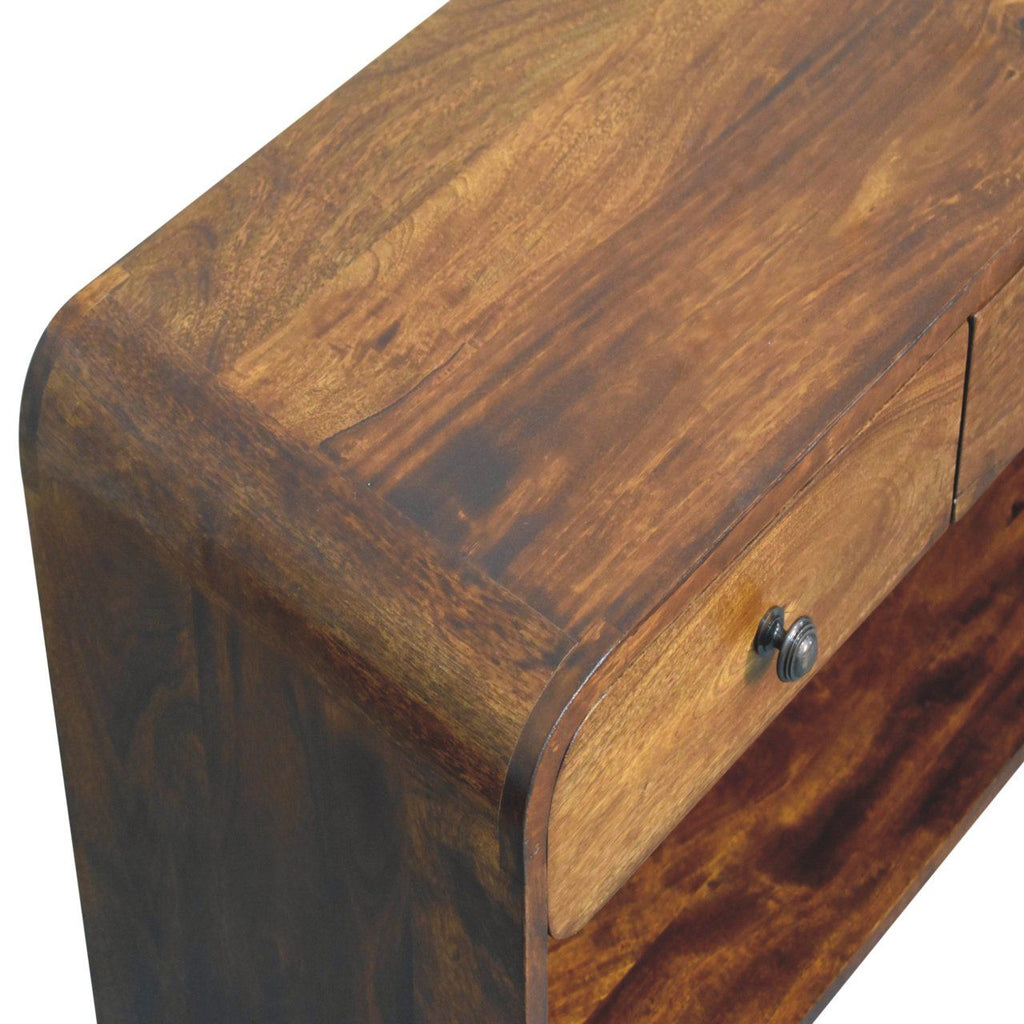 Aspen - Slim Media Unit - Dark Brown