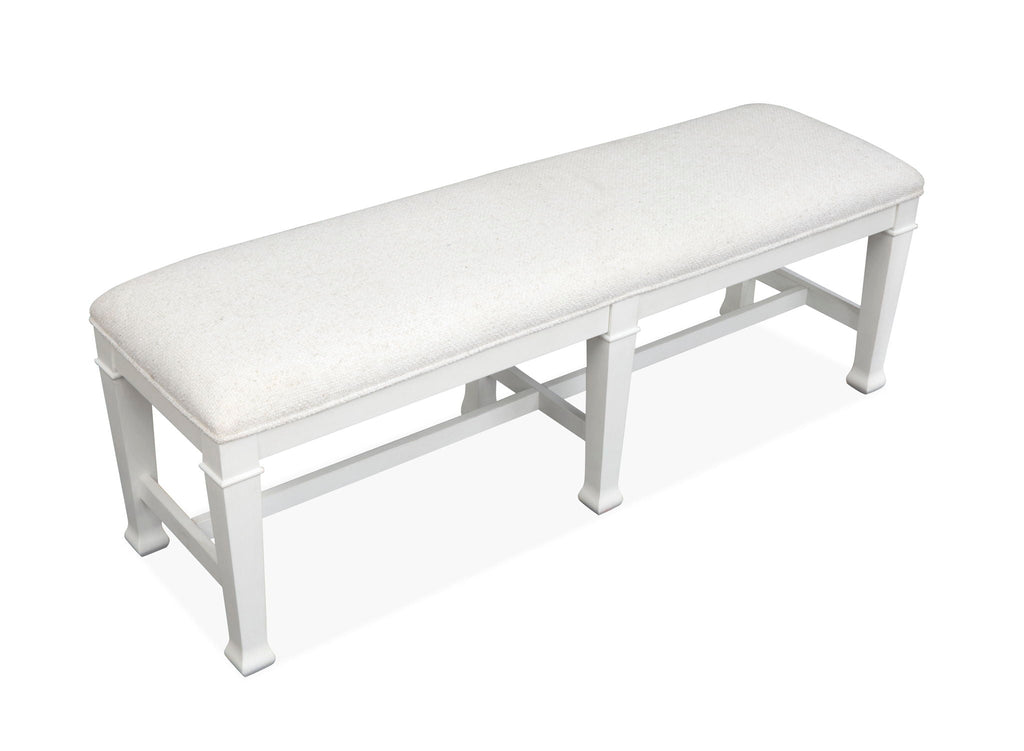 Kingston - Bench - Whisper White And Cerused Nutmeg