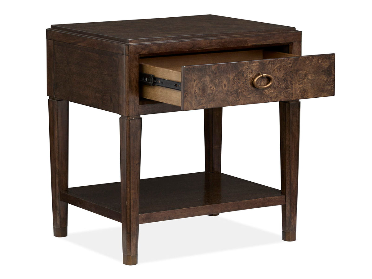 Rowan - Open Nightstand - Espresso