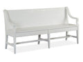 Heron Cove - Bench With Back - Chalk White
