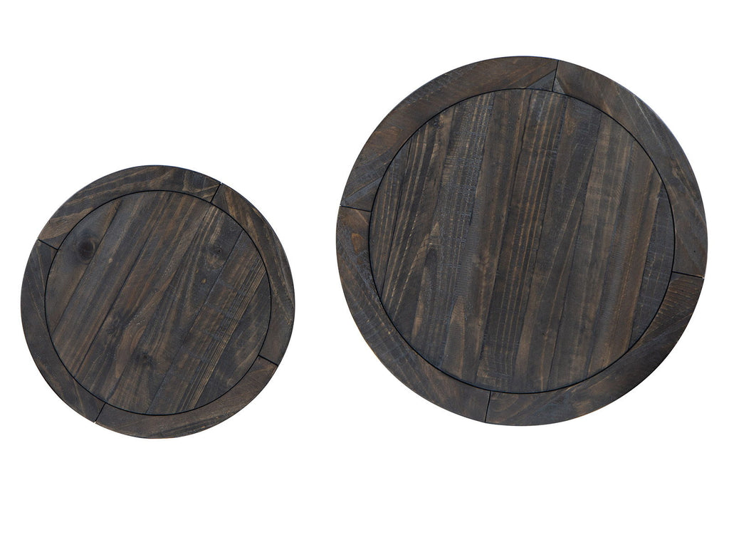 Boswell - Round Nesting (Set of 2) - Peppercorn