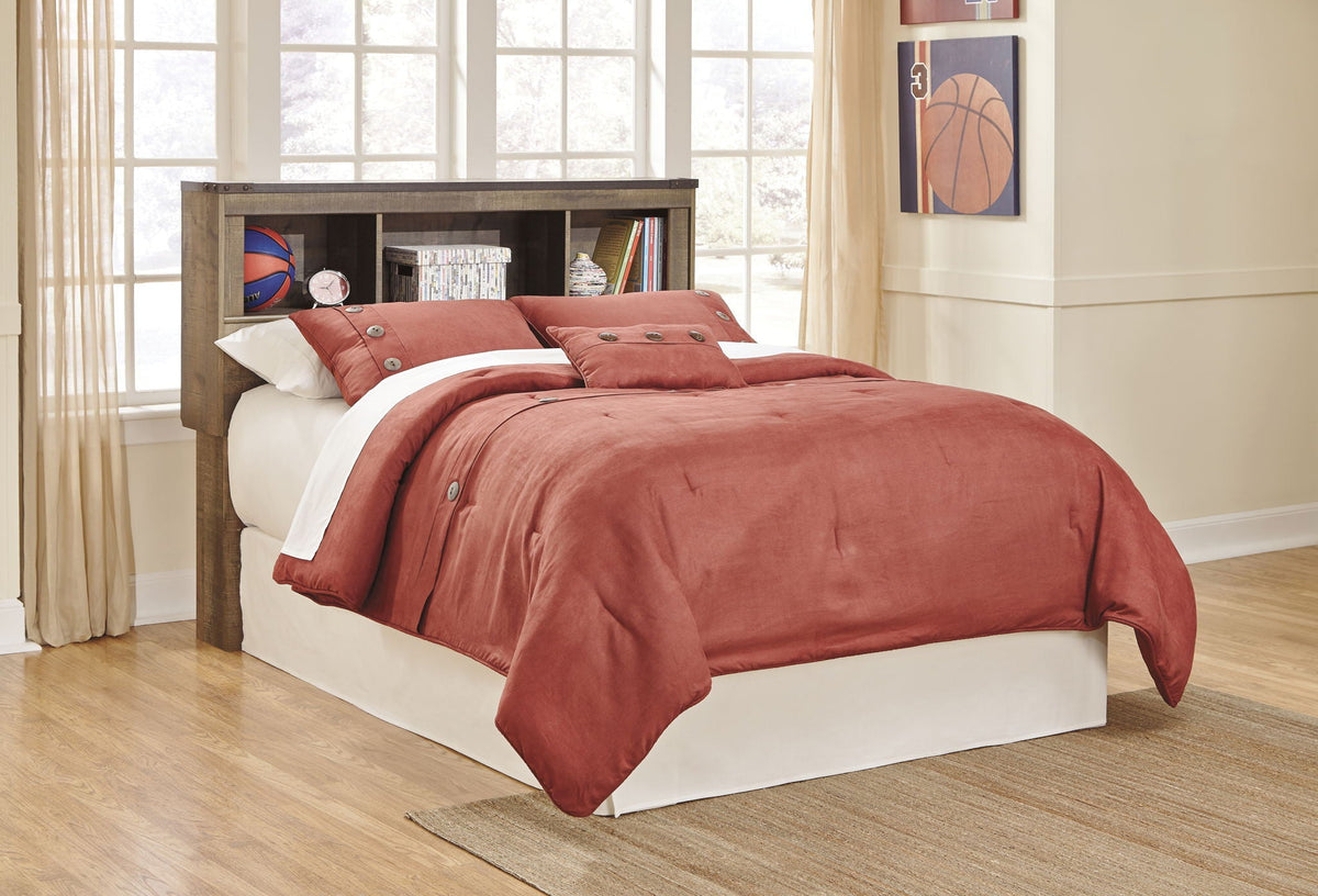 Trinell - Bookcase Storage Bed