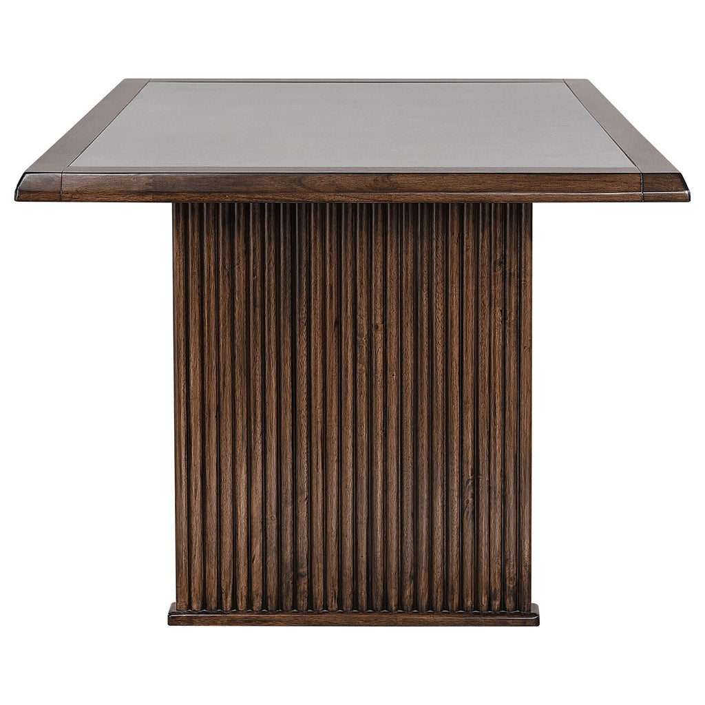 Sherwood 7-piece Rectangular Dining Table Set Brown