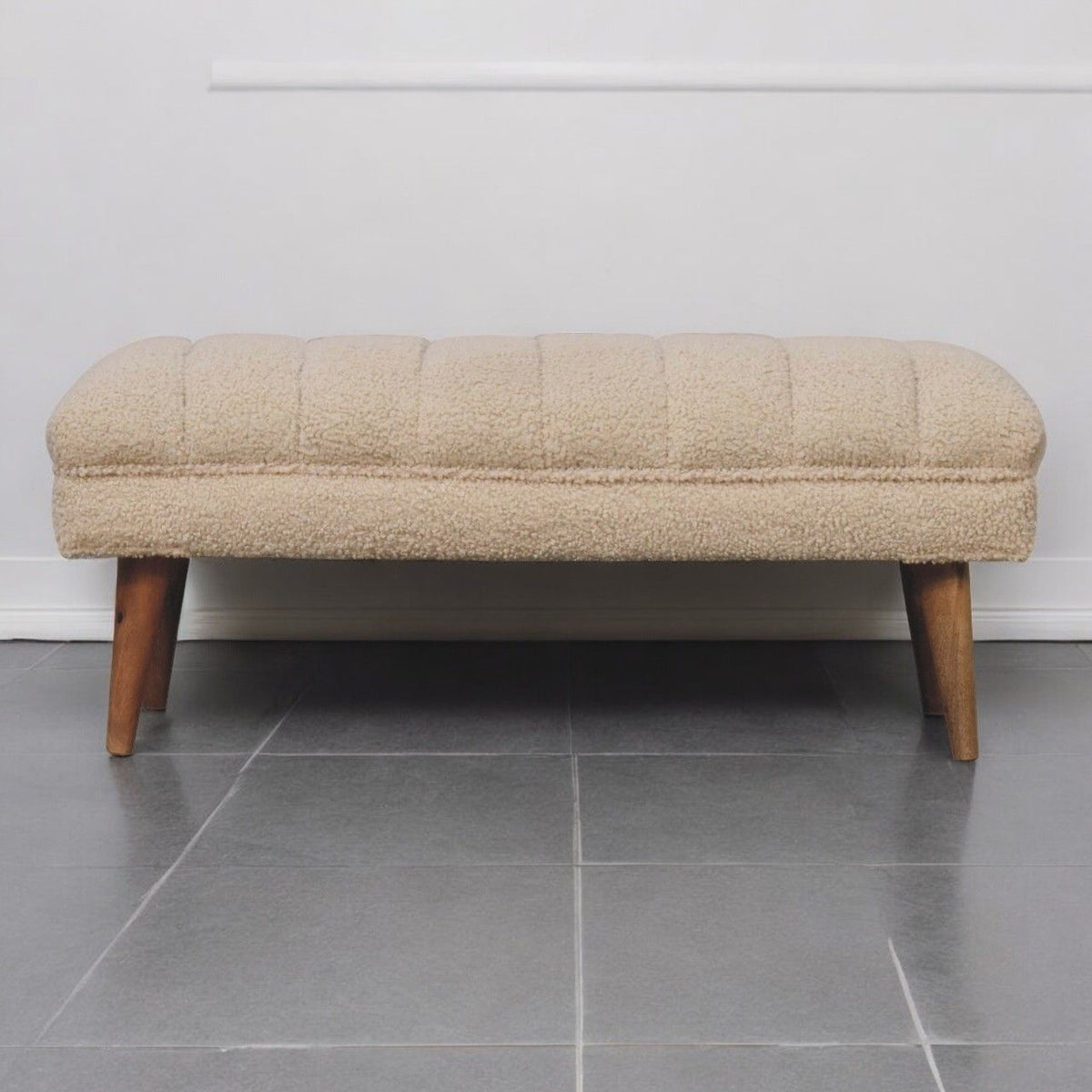 Puffer Bench - Beige