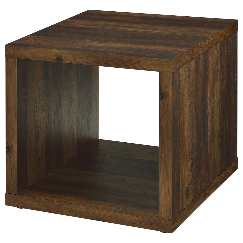 Frisco 2-piece Coffee and End Table Set Dark Pine