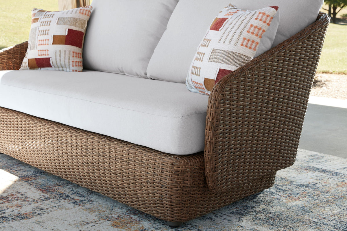Double Point - Loveseat, Swivel Chairs Set (Set of 3) - Beige