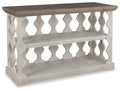 Havalance - Console Sofa Table - Gray / White