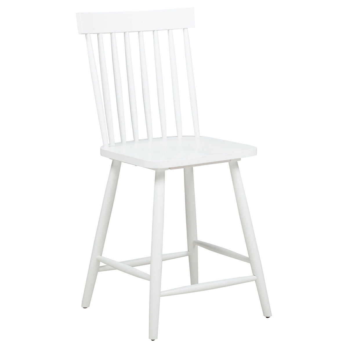 Andrews Windsor Counter Height Dining Side Chair White (Set of 2)