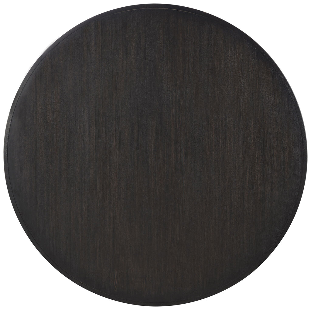 Leandro 60-inch Round Dining Table Burnished Black