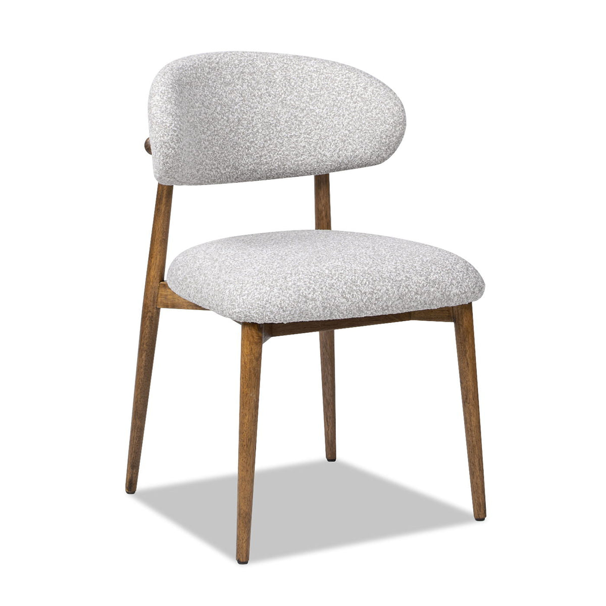 Locke - Modern Upholstered Dining Chair With Frame - Gray