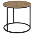 Lainey Round Occasional Side End Table Mango