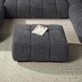 Chosen - Ottoman - Gray Chenille
