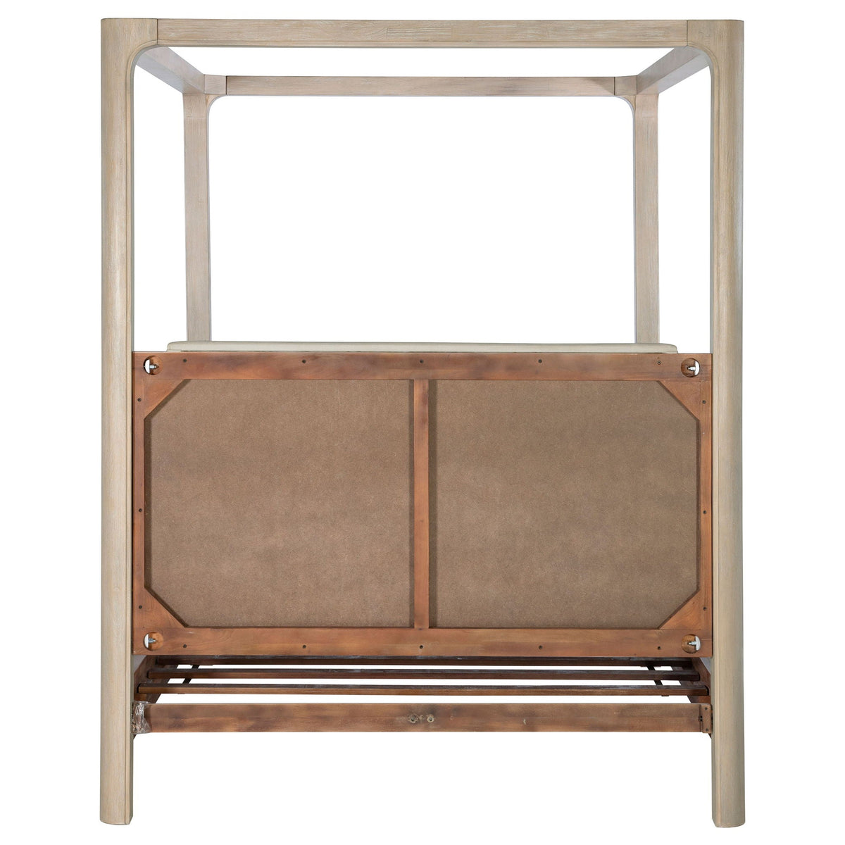 Solano 85-inch Eastern King Canopy Bed Weathered Mango