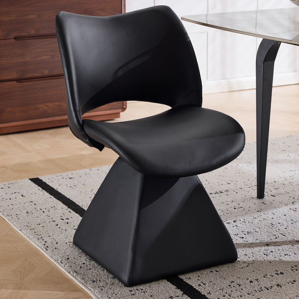 Modern Swivel Dining Chair With High Back