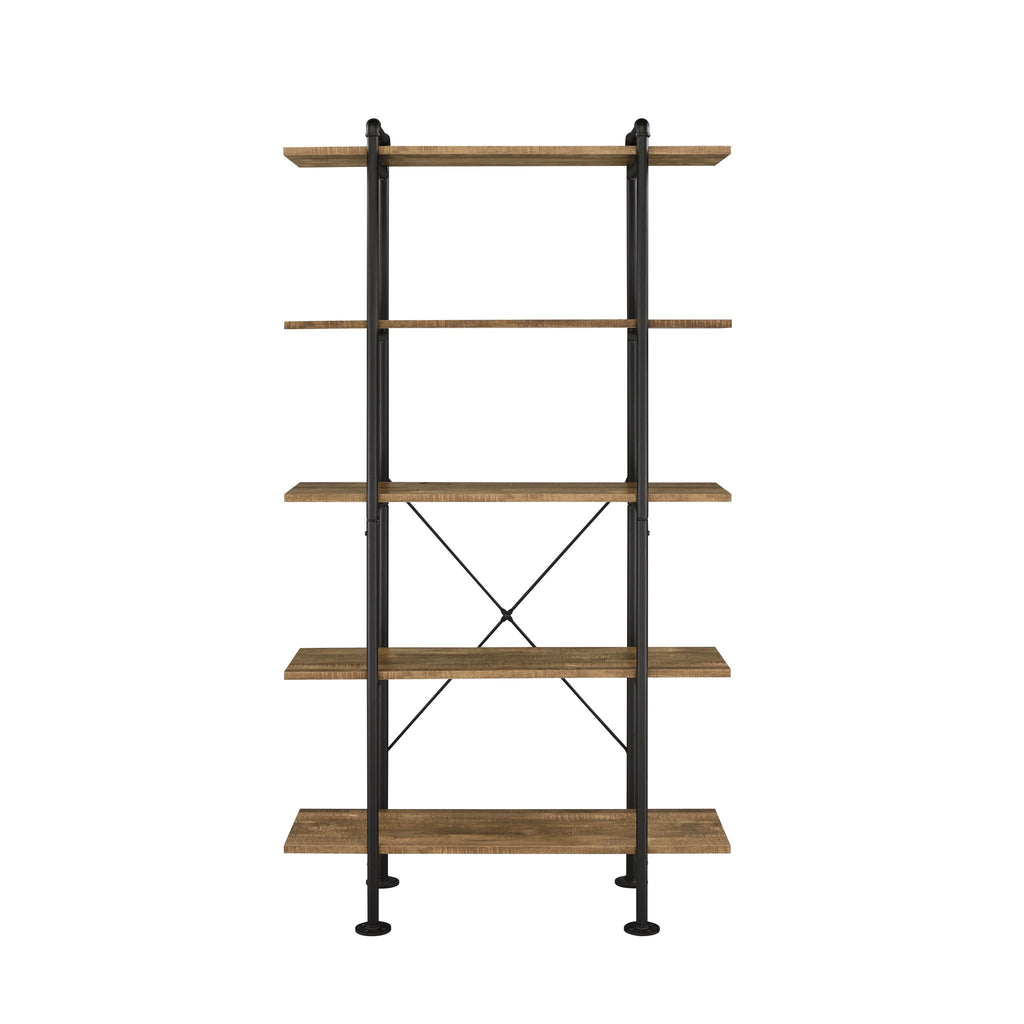 Nefo - Bookshelf - Rustic Oak & Black