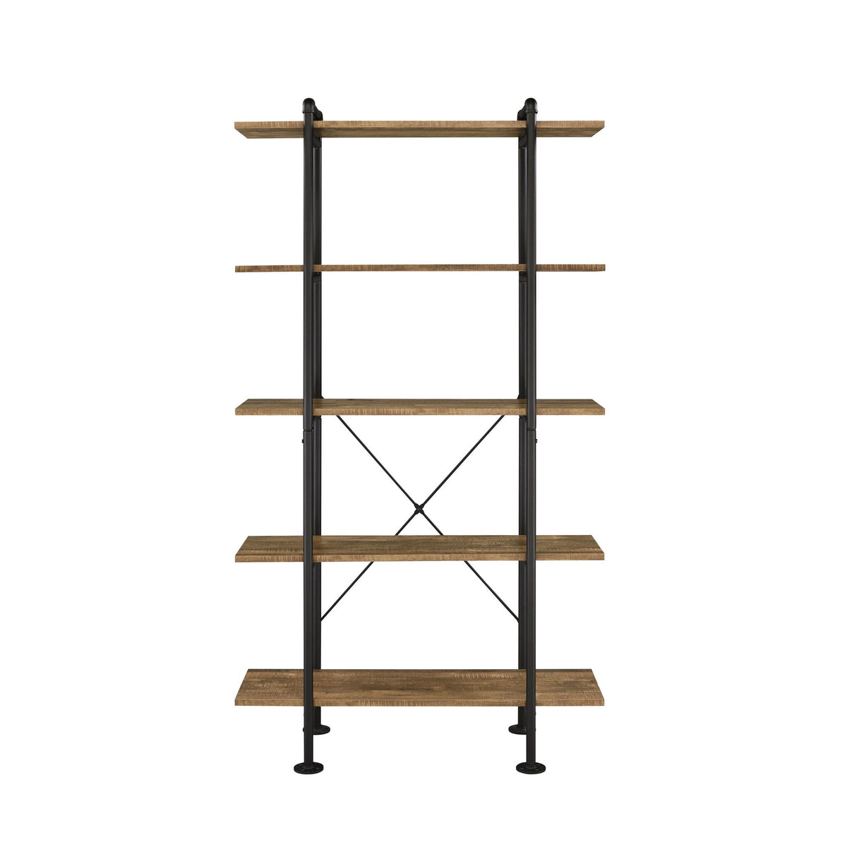 Nefo - Bookshelf - Rustic Oak & Black