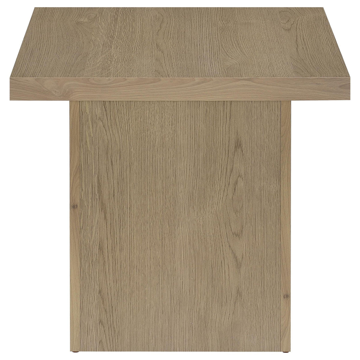 Devar 2-piece Square Cocktail Coffee End Table Set Latte