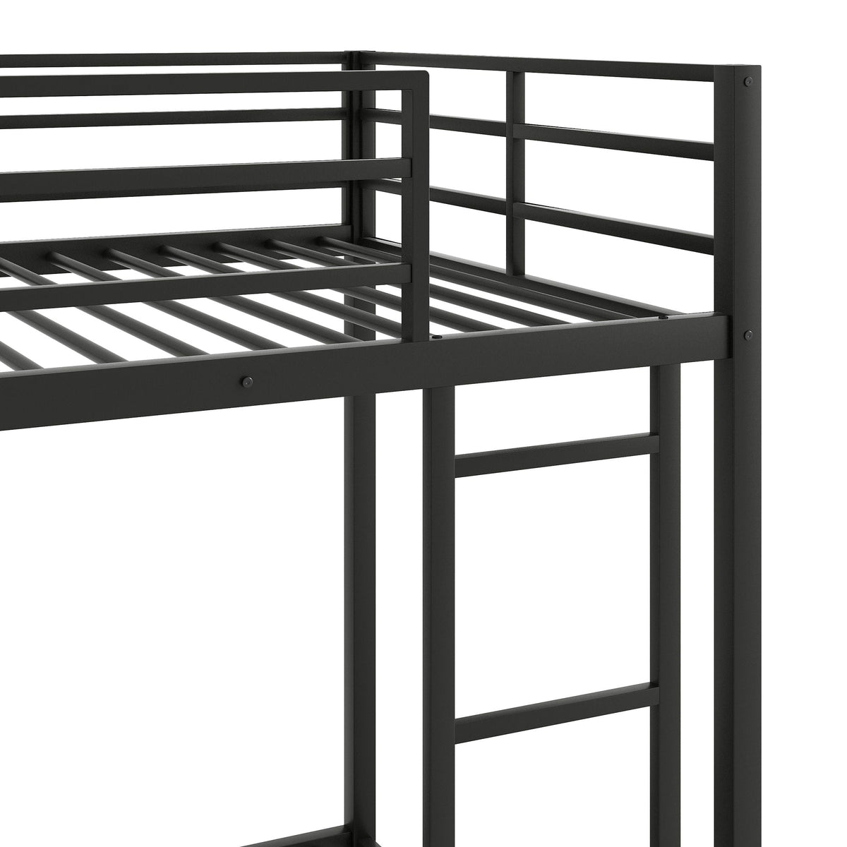 Metal Bunk Bed, Low Bunk Bed With Ladder