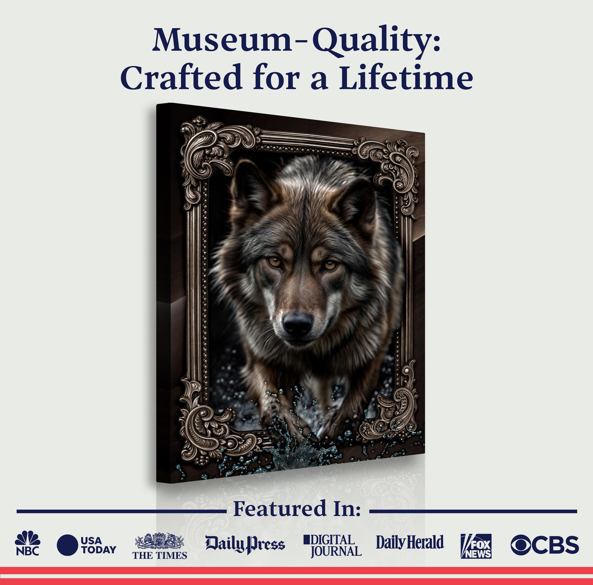 Wolf Wall Art II