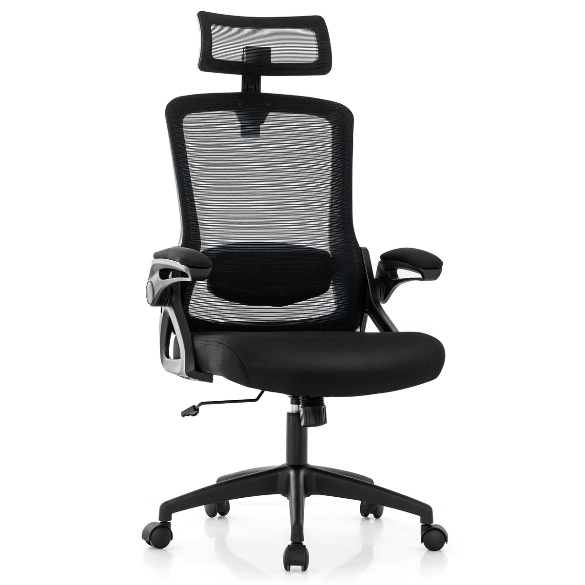 Adjustable Swivel Task Chair Ergonomic Office Chair with Adjustable Lumbar Support