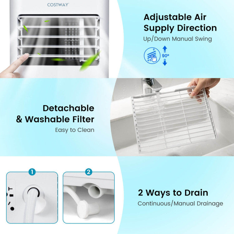 8000 BTU Portable AC w/ Timer