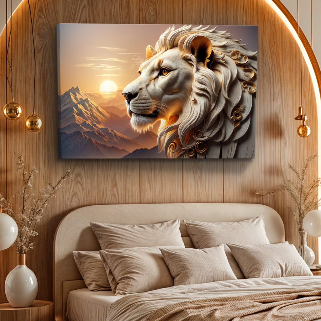 Majestic Lion Wall Art IV