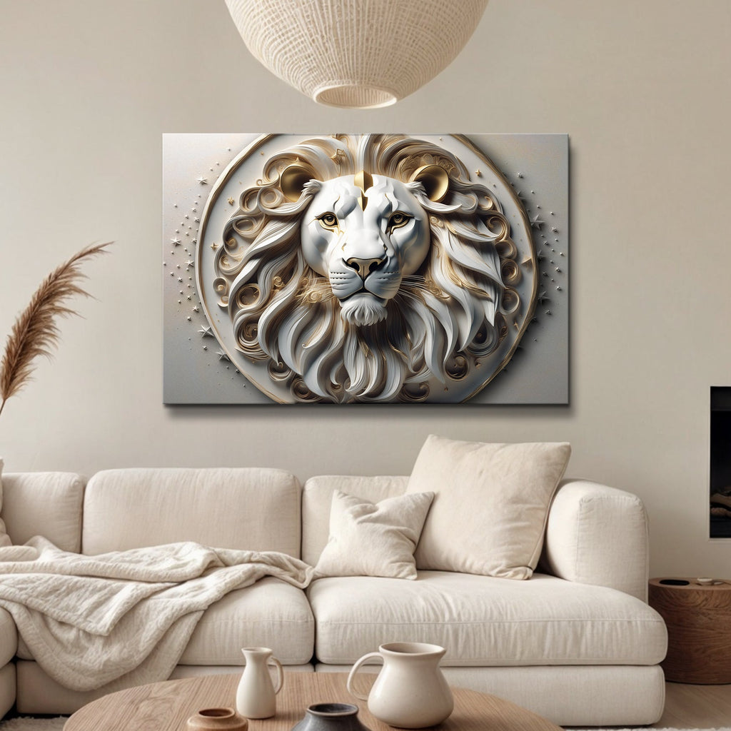Majestic Lion Wall Art VI