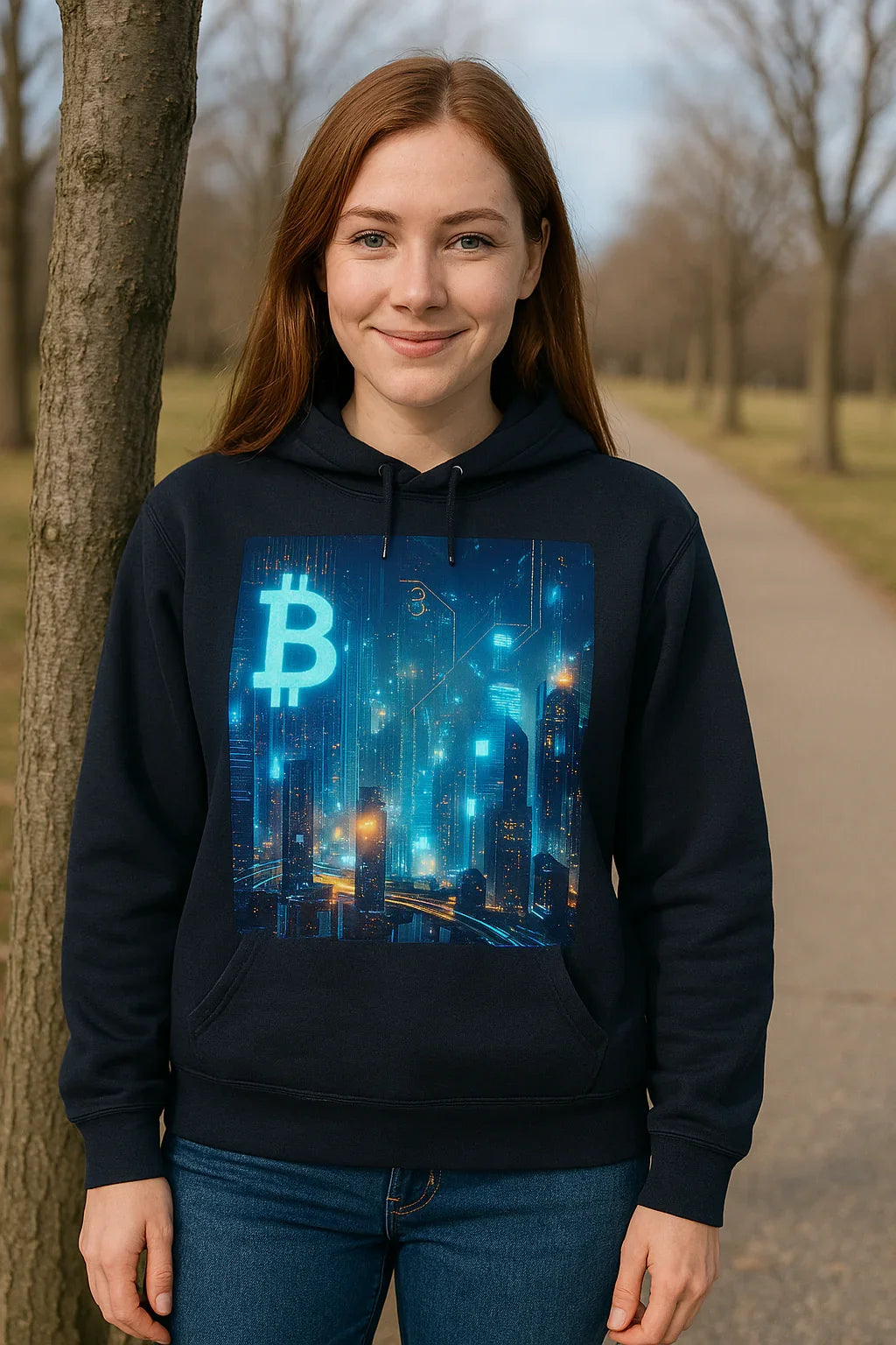 Futuristic Cryptocurrency Hoodie