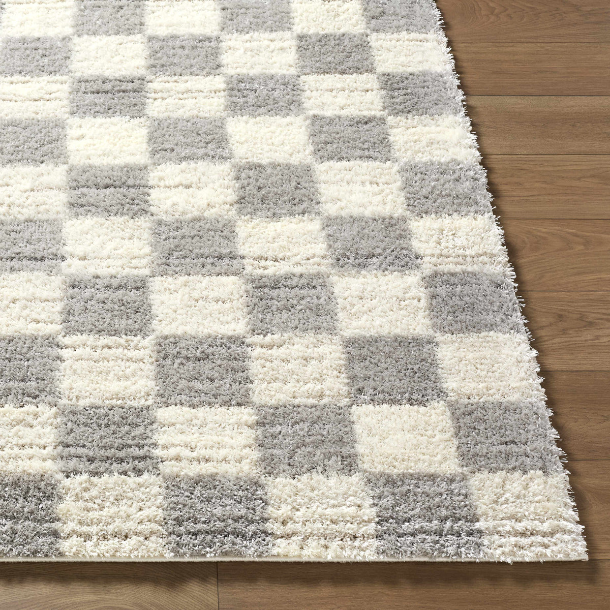 Belita Tan Luxe Shag Area Rug