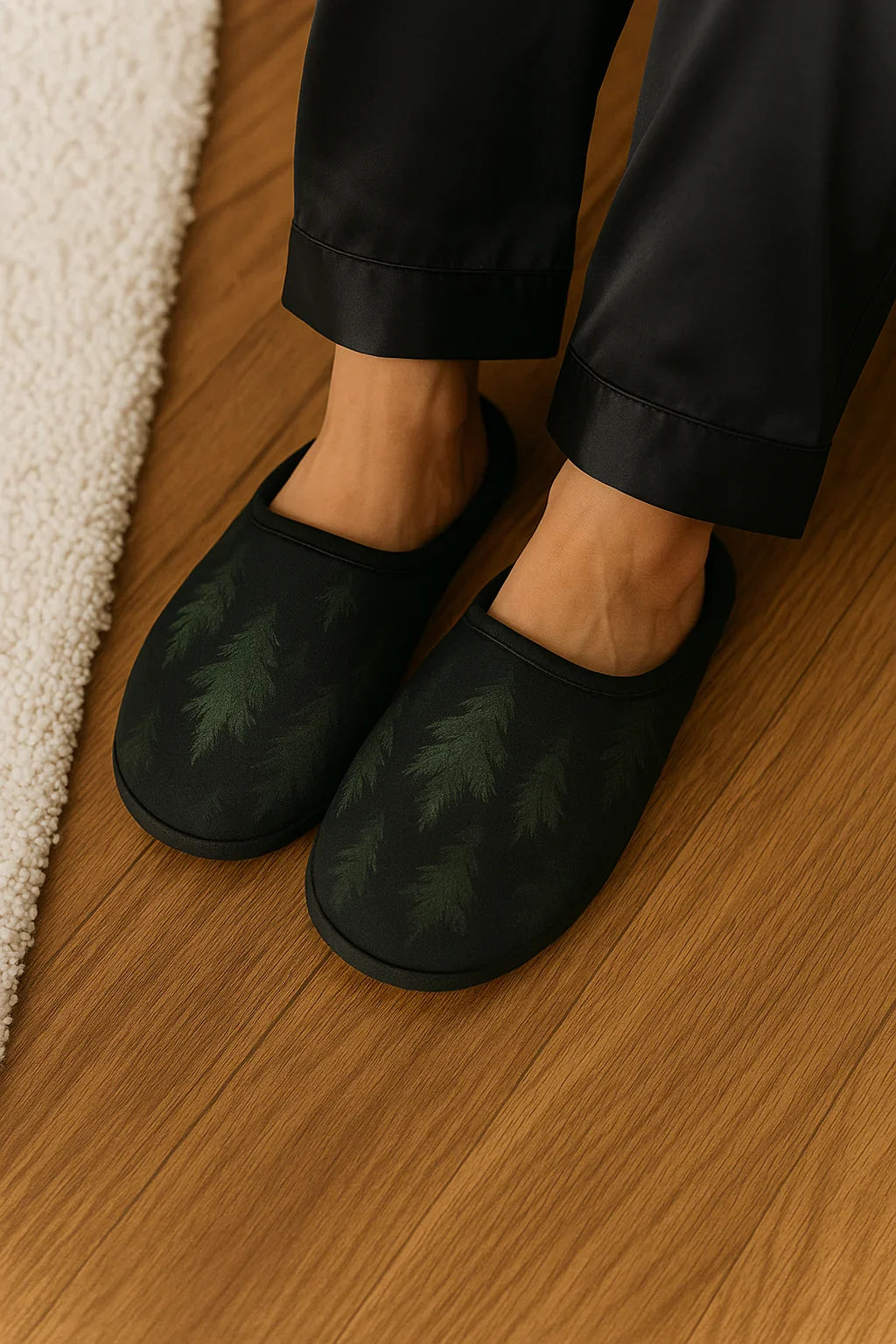 Slippers - Dark Forest Design