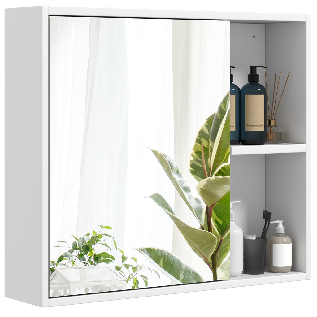 Bathroom Medicine Cabinet with Single Mirror Door