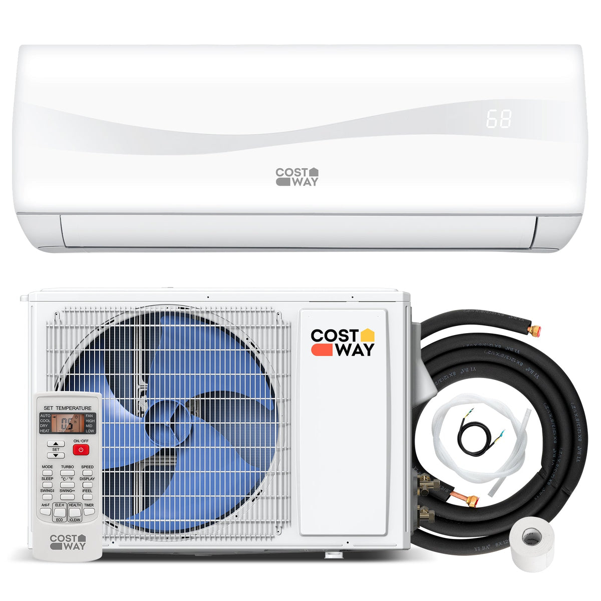 Blast Series 18000 BTU 19 SEER2 208-230V Mini Split Heat Pump