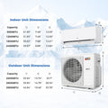 Blast Pro 38000 BTU 4 Zone 20 SEER2 Mini Split AC with Heat Pump