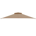 10 x 12 Feet Gazebo Replacement Top with Air Vent and Drainage Holes