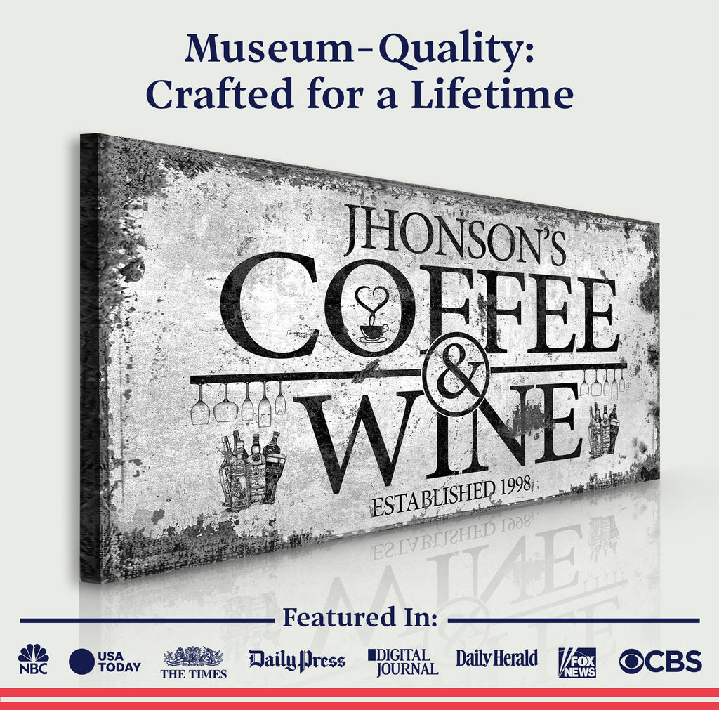 Coffee and Wine Sign