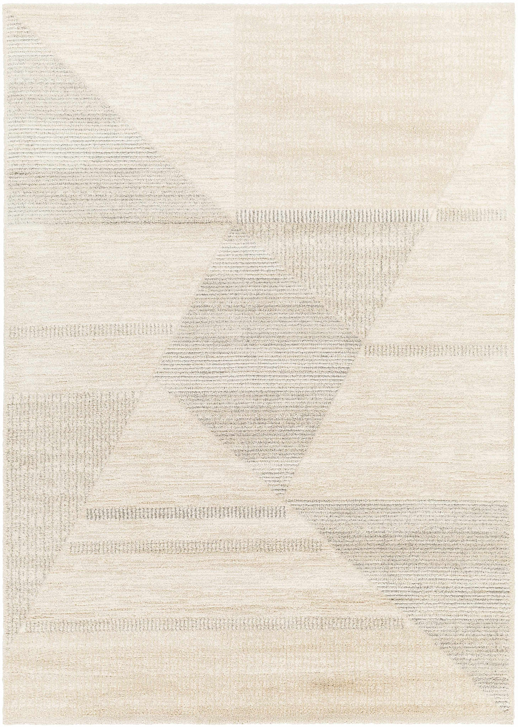 Chizu Geometric Neutral Luxe Rug