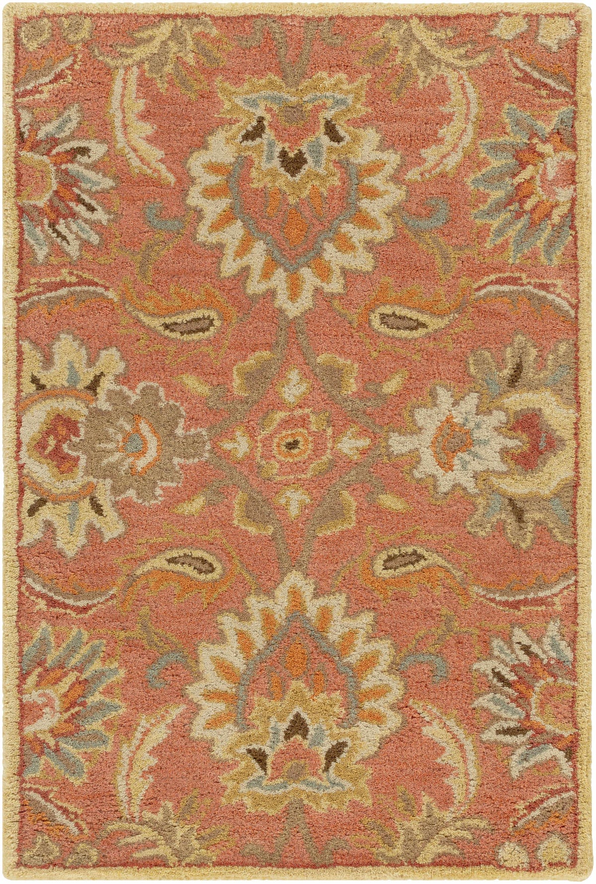 Chesterton Hand Tufted Orange 1112 Area Rug