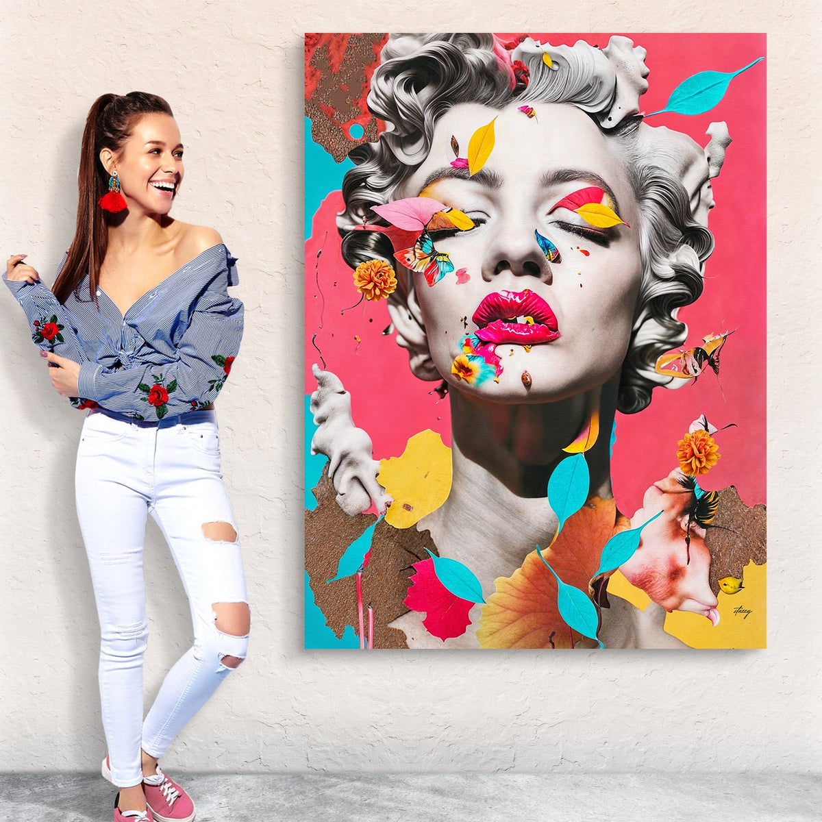 Canvas Print: "Chroma Whimsy"