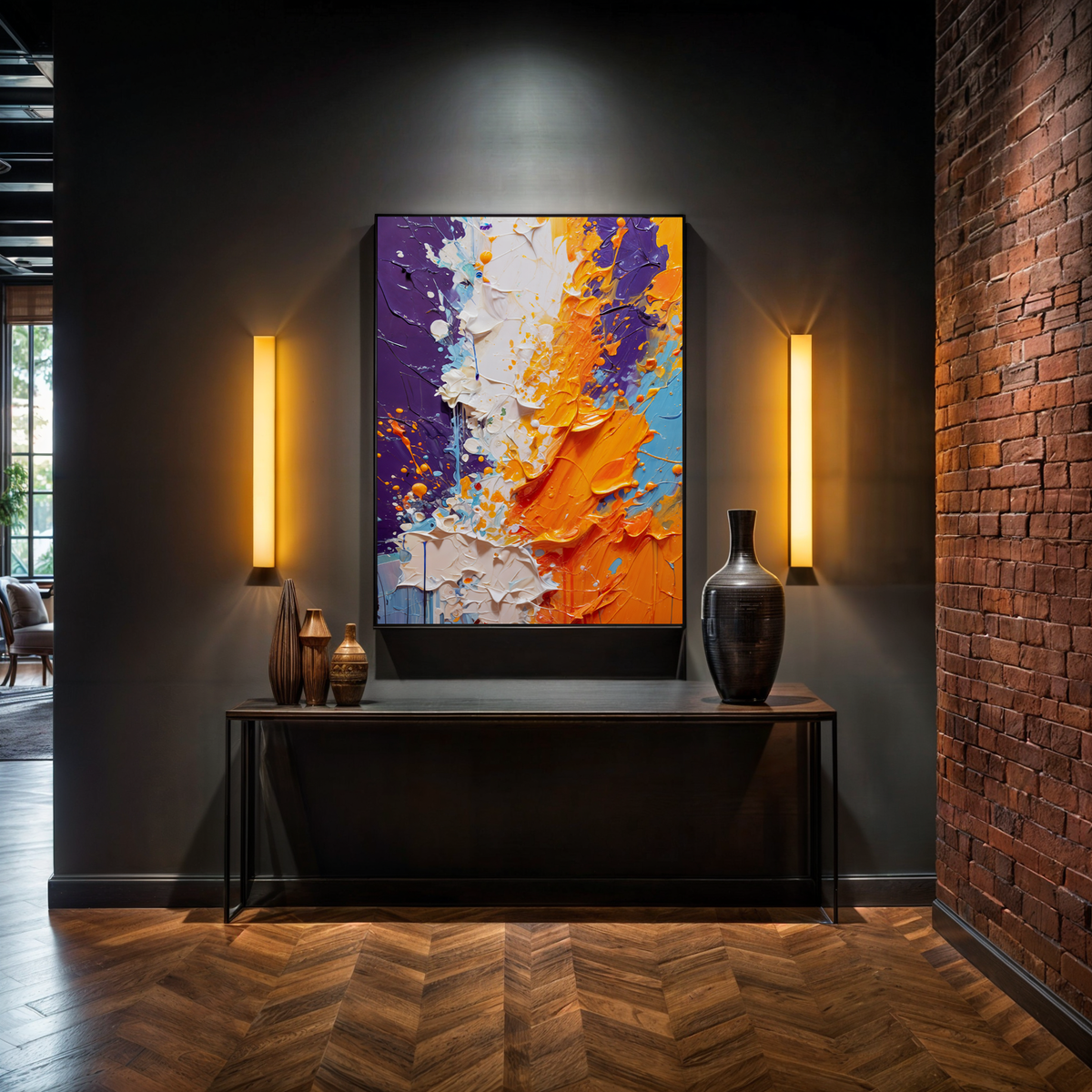 Canvas Print: "Chromatic Rift"