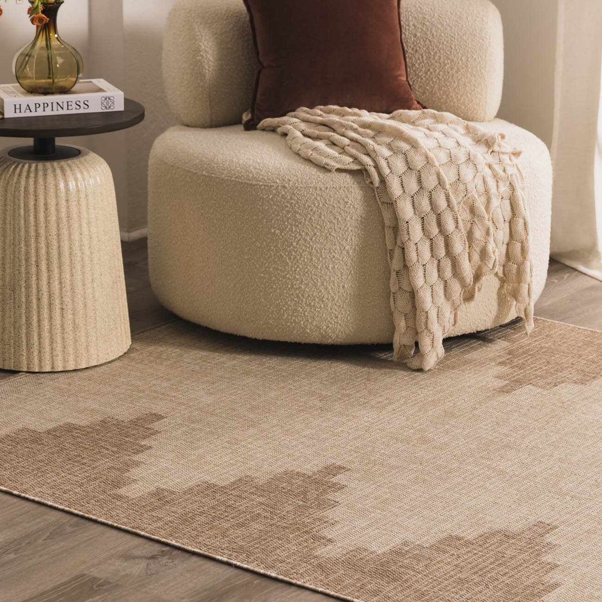 Djugun Beige Indoor & Outdoor Rug
